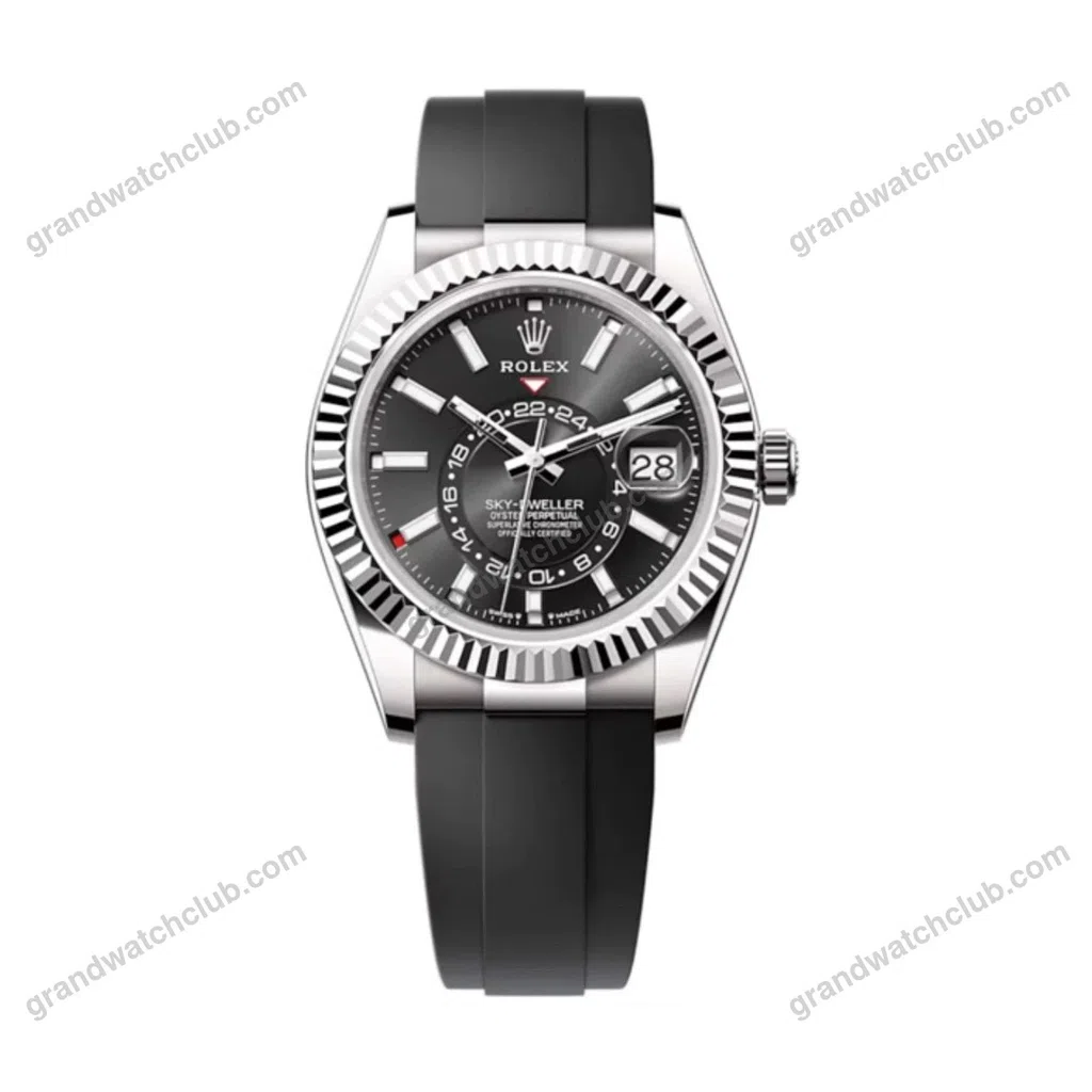 Super Clone Rolex Sky-Dweller Bright black Dial 336239
