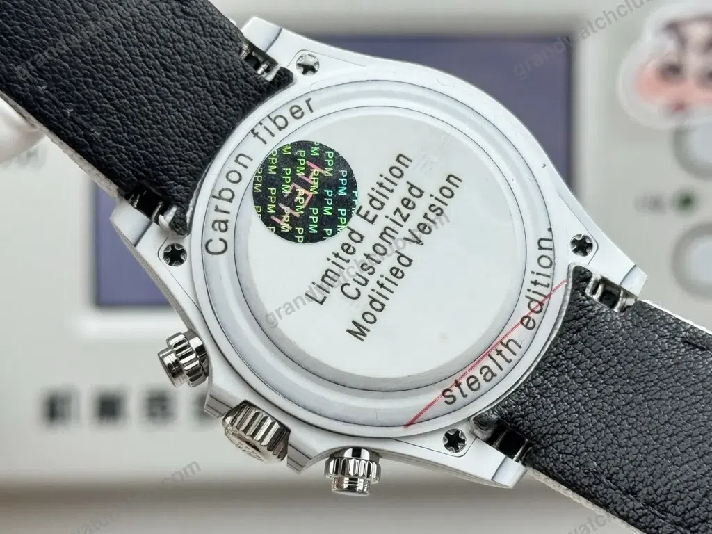 Super Clone Rolex Cosmograph Daytona DIW Ferrari White Carbon Orange Bezel 116500LN – Swiss SuperClone - photo 2