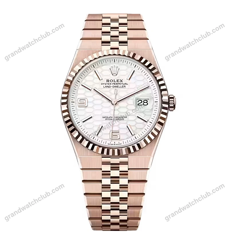Super Clone Rolex Land-Dweller 40 mm Everose gold (2025)