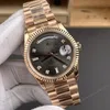 Super Clone Rolex Day-Date 40 Everose Gold Slate Diamond Dial 228235 President – Swiss SuperClone - photo 8