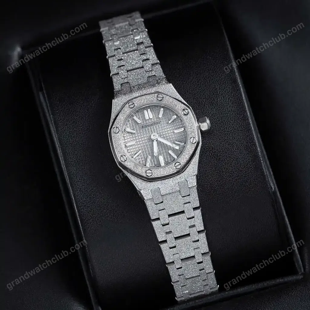 Super Clone Audemars Piguet Royal Oak Mini Frosted Gold 67630BC.GG.1312BC.01 – — side profile