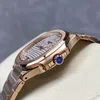 Super Clone Patek Philippe Nautilus 7118/1R-001 35.2mm White Dial Rose Gold — bracelet detail