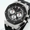Super Clone Audemars Piguet Royal Oak Offshore Steel 26420ST 42mm Black Dial – — case and bezel