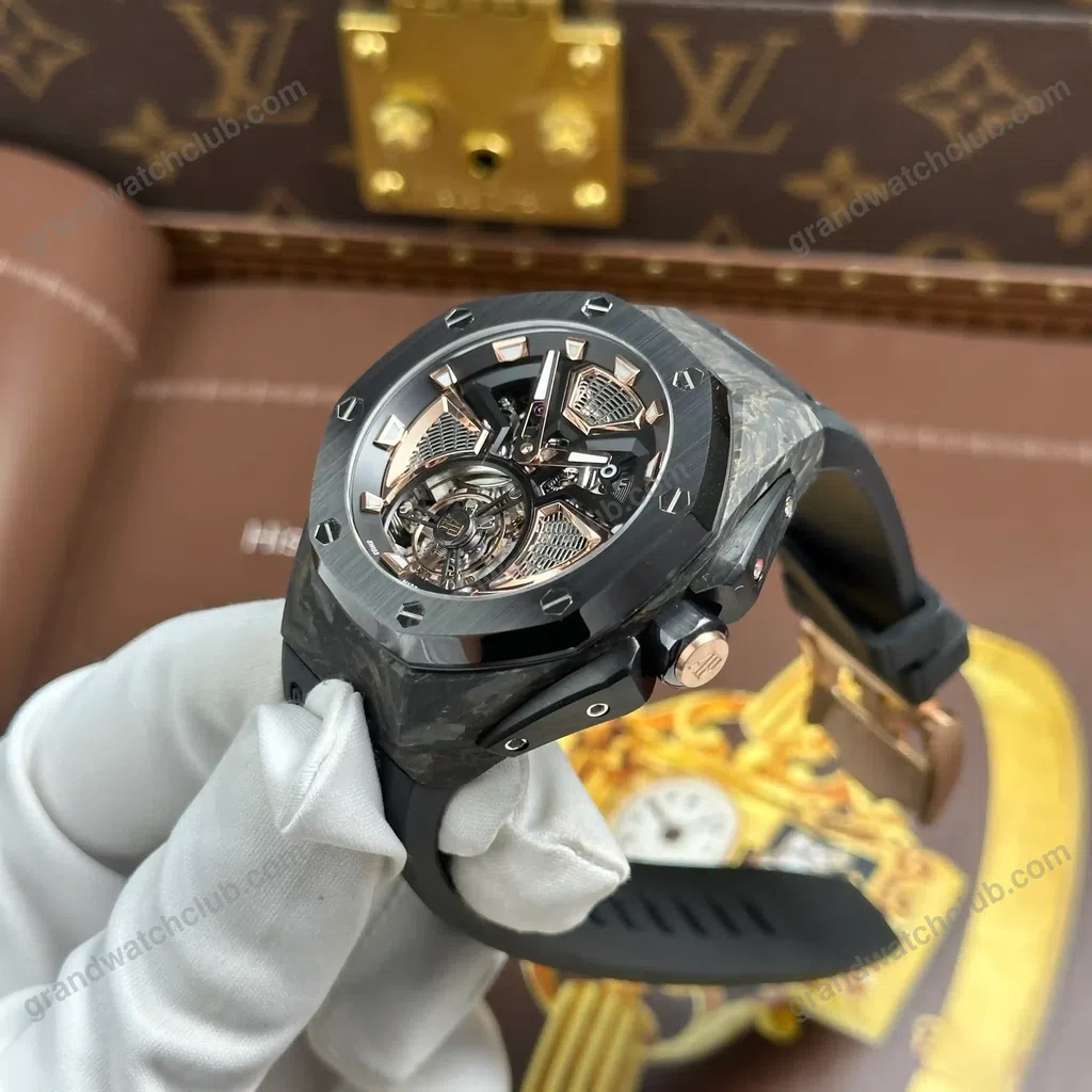Super Clone Audemars Piguet Royal Oak Concept Flying Tourbillon 26638F0.00.D002CA.01 — side profile