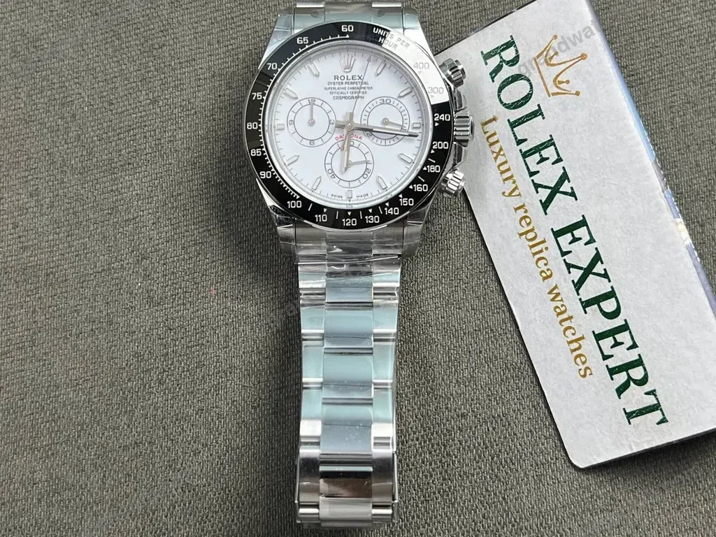 Super Clone Rolex Cosmograph Daytona Rolesium Enamel Dial (2026) Super Clone — dial close-up