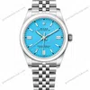 Super Clone Rolex Oyster Perpetual Tiffany Blue Jubilee
