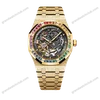 Super Clone Audemars Piguet Royal Oak Frosted Gold Double Balance Wheel Openworked 15412Ba.Yg.1224Ba.01 41mm