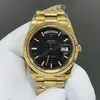 Super Clone Rolex Day-Date 40 Black Motif Dial Diamond Bezel 228348RBR President – Swiss SuperClone - photo 6