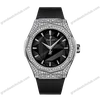 Super Clone Hublot Classic Fusion 40mm Leather Strap Steel