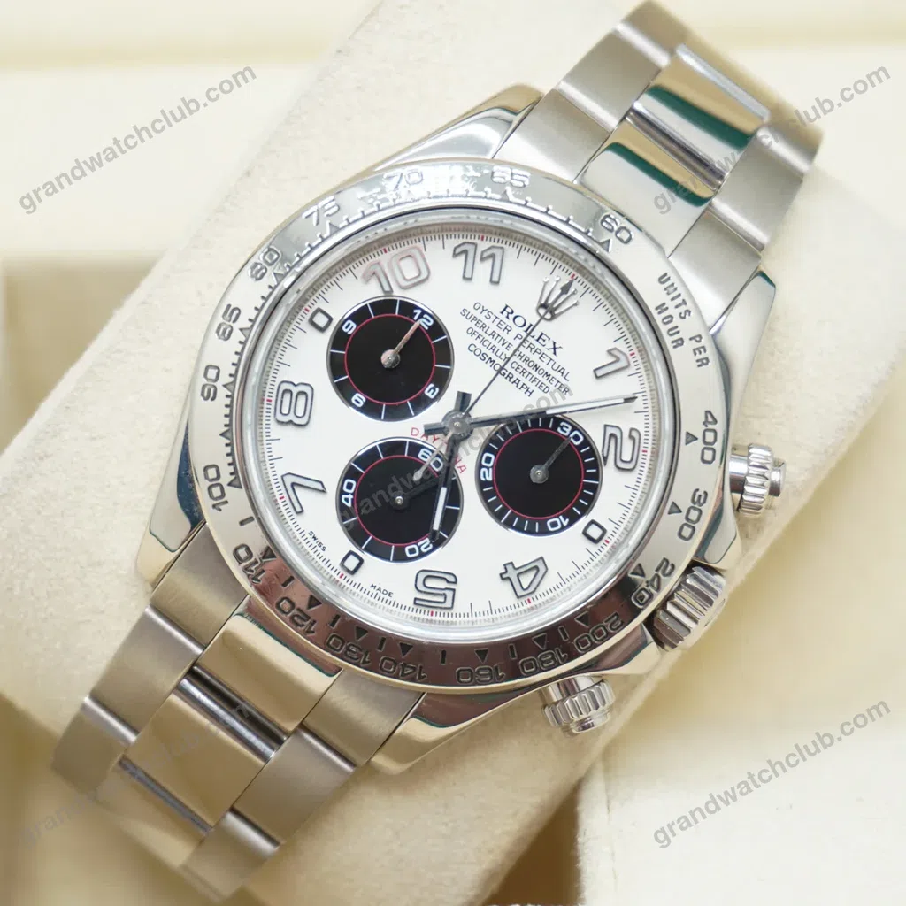 Super Clone Rolex Daytona Panda Dial 116509 Arabic Numberals — case and bezel