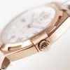 Super Clone Vacheron Constantin Overseas Rose Gold White Dial Number Roman 42mm — clasp and links