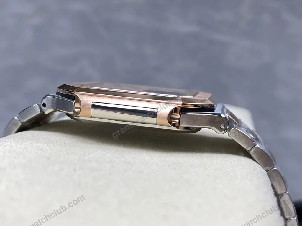 Super Clone Patek Philippe Cubitus 5821/1AR-001 45mm Blue Dial – — bracelet detail