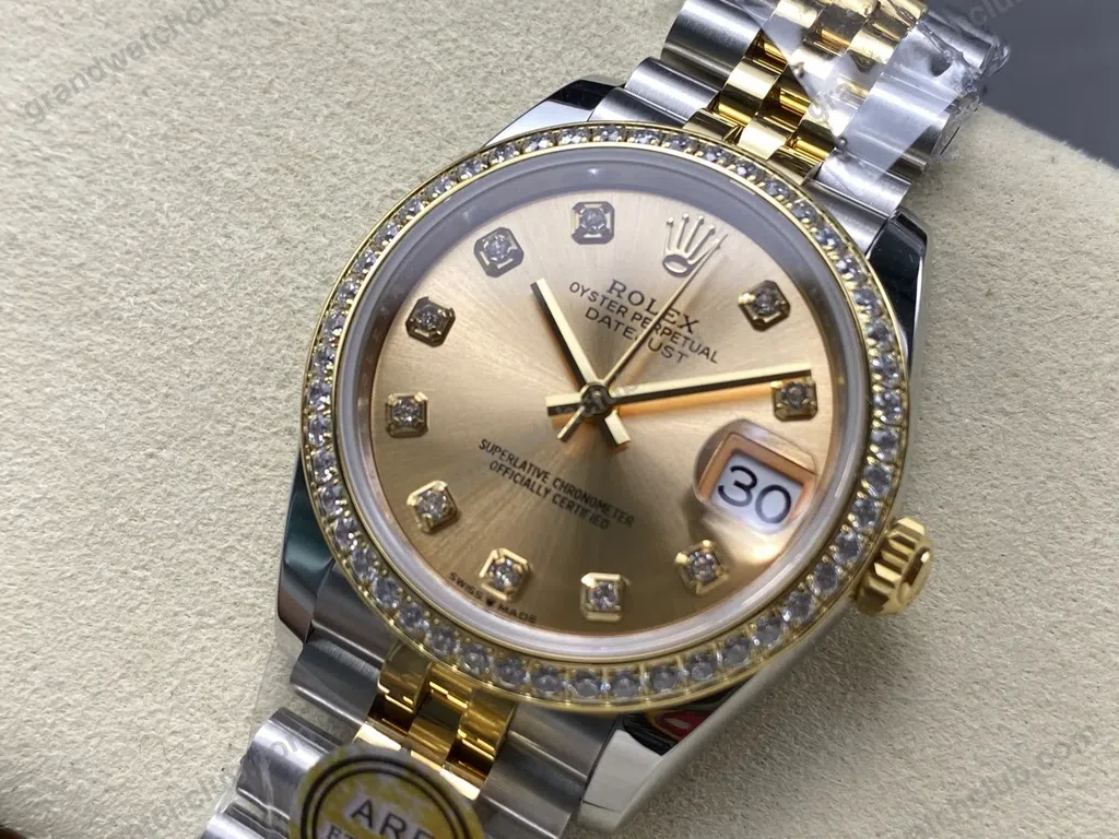 Super Clone Rolex Datejust Gold Dial SRL40 36 mm — view 10