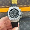 Super Clone Hublot Big Bang 42mm Rubber Strap Titanium — clasp and links