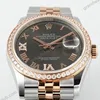 Super Clone Rolex Datejust Slate Diamond Dial 126281RBR-0011 36 mm — view 9