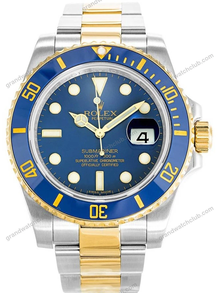 Super Clone Rolex Submariner Blue Dial 116613LB “Bluesy”