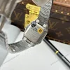 Super Clone Cartier Santos De Cartier Small Model Demi Rose Gold – — on leather display
