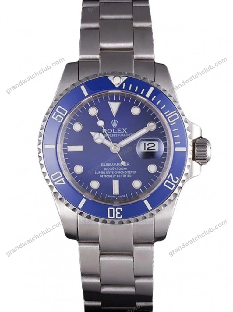 Super Clone Rolex Submariner Blue Dial SRL50