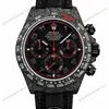 Super Clone Rolex Cosmograph Daytona DIW Carbon Arabic Red 116500LN – Swiss SuperClone
