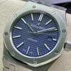 Super Clone Audemars Piguet Royal Oak 15400ST 41mm Blue Dial Stainless Steel Blue Dial — view 10