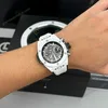 Super Clone Hublot Big Bang Unico White Ceramic 421.HX.1170.RX 44mm — bracelet detail