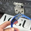 Super Clone Richard Mille Steel — on leather display
