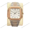 Super Clone Patek Philippe Cubitus 5821/1AR-001 45mm White Dial