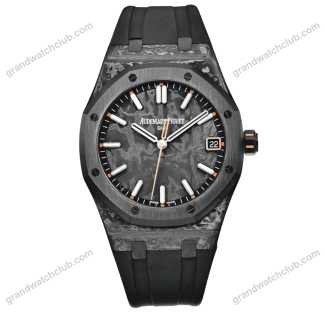 Super Clone Audemars Piguet Royal Oak 15500 DiW Voidline Carbon 41mm orange color