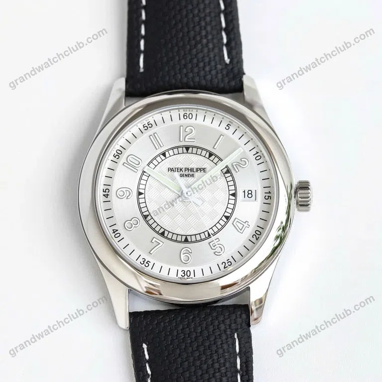 Super Clone Patek Philippe Calatrava 6007A Steel 40mm White Dial