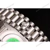 Super Clone Rolex Day-Date Black Dial 80294 40 mm — movement / caseback view
