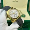 Super Clone Rolex Sky-Dweller Intense white Dial 336238 β bracelet detail