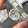Super Clone Audemars Piguet Royal Oak 41mm Steel Bracelet Steel — on leather display