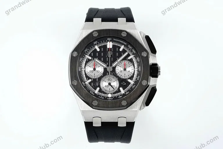 Super Clone Audemars Piguet Royal Oak Offshore Steel 26420ST 42mm Black Dial –