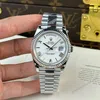 Super Clone Rolex Day-Date White Dial 128239-0059 36 mm — dial close-up