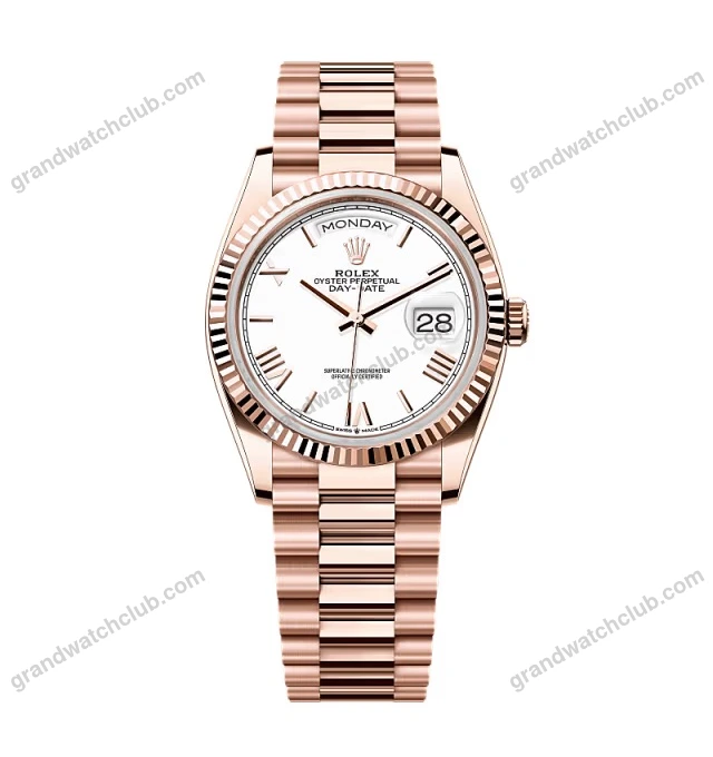 Super Clone Rolex Day-Date White Dial 128235-0070 36 mm