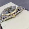 Super Clone Rolex Datejust Olive Green Roman Diamond Dial 126233-0026 36 mm — bracelet detail