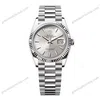 Super Clone Rolex Day-Date Silver Dial 128236-0001 36 mm
