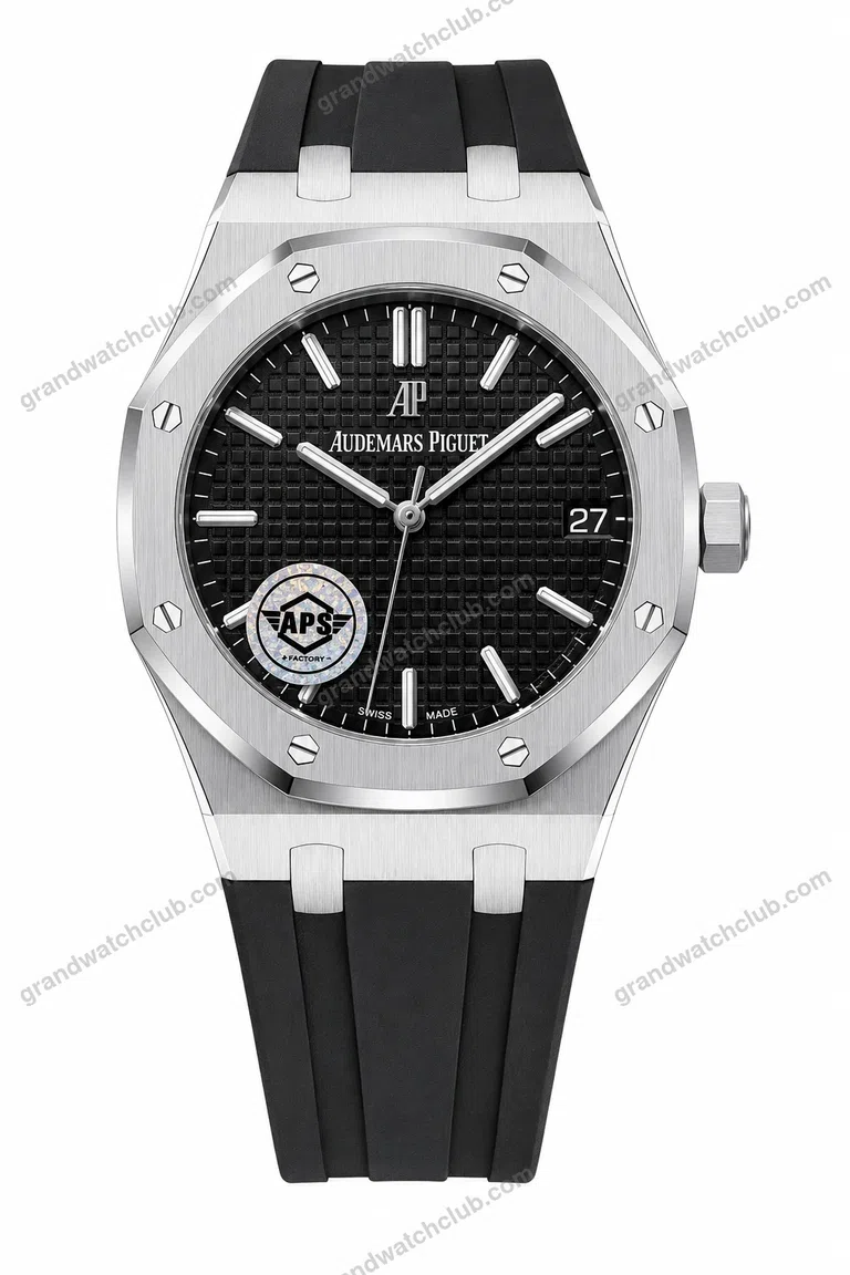 Super Clone Audemars Piguet Royal Oak 15500ST.OO.1220ST.03 41mm Black Rubber Strap