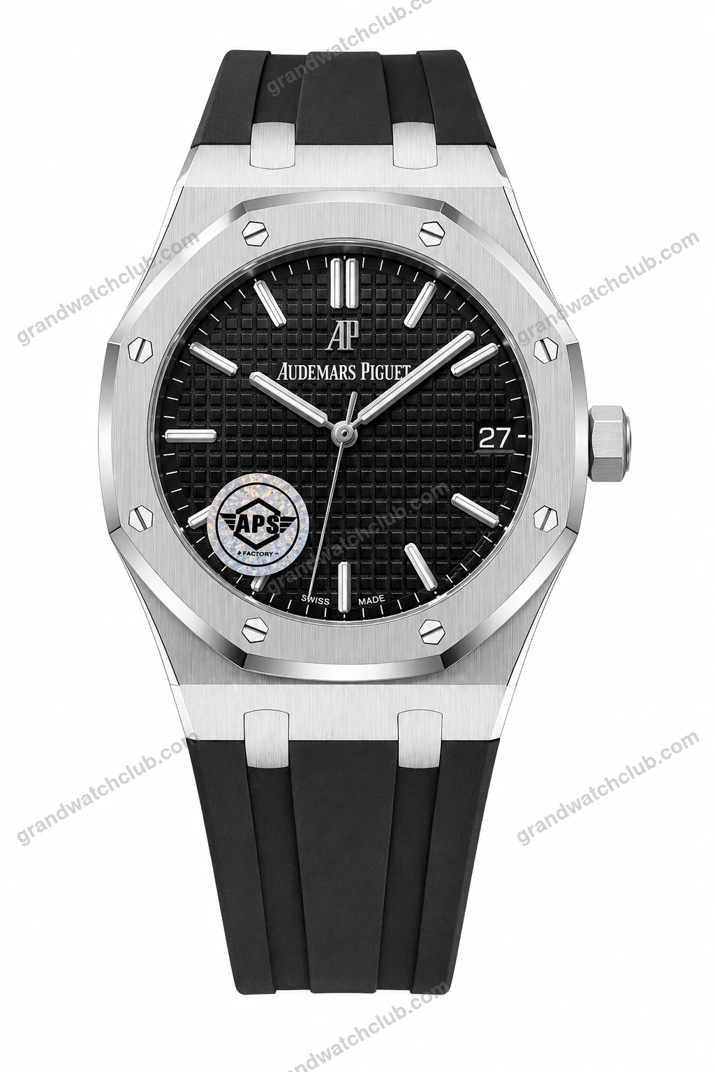 Super Clone Audemars Piguet Royal Oak 15500ST.OO.1220ST.03 41mm Black Rubber Strap