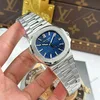 Super Clone Patek Philippe Nautilus 40mm Steel Bracelet Steel — case and bezel