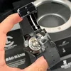 Super Clone Hublot Classic Fusion Ceramic Black 42mm Carbon Dial JJZ Base — clasp and links