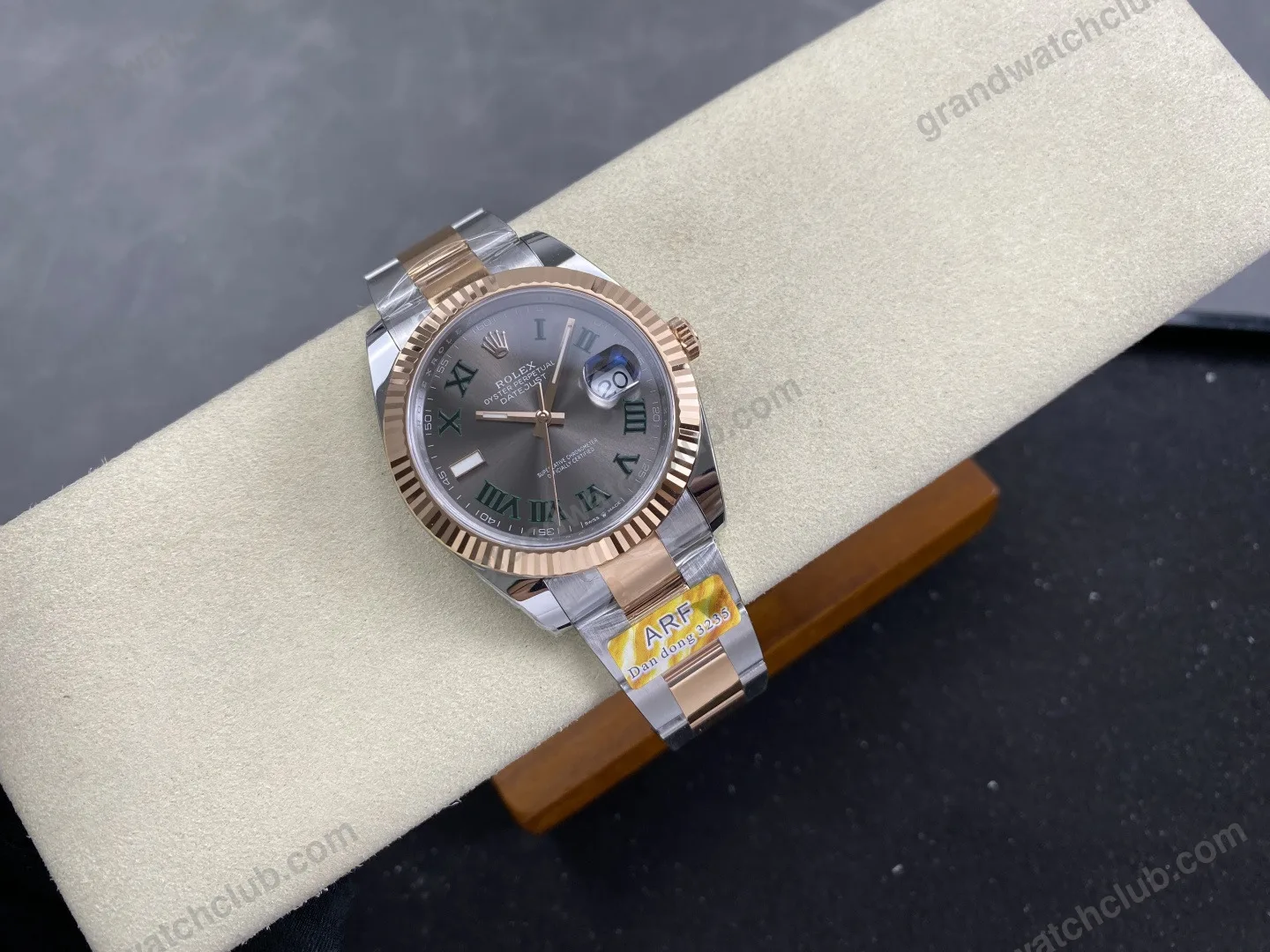 Super Clone Rolex Datejust Slate Roman Dial 126331-0015 41 mm β view 11