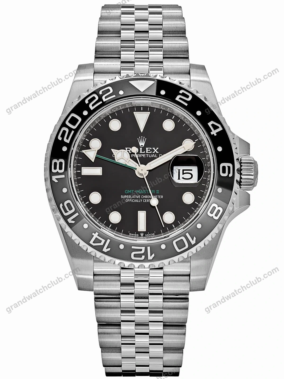 Super Clone Rolex GMT-Master II 126710GRNR “Bruce Wayne” Jubilee 2024