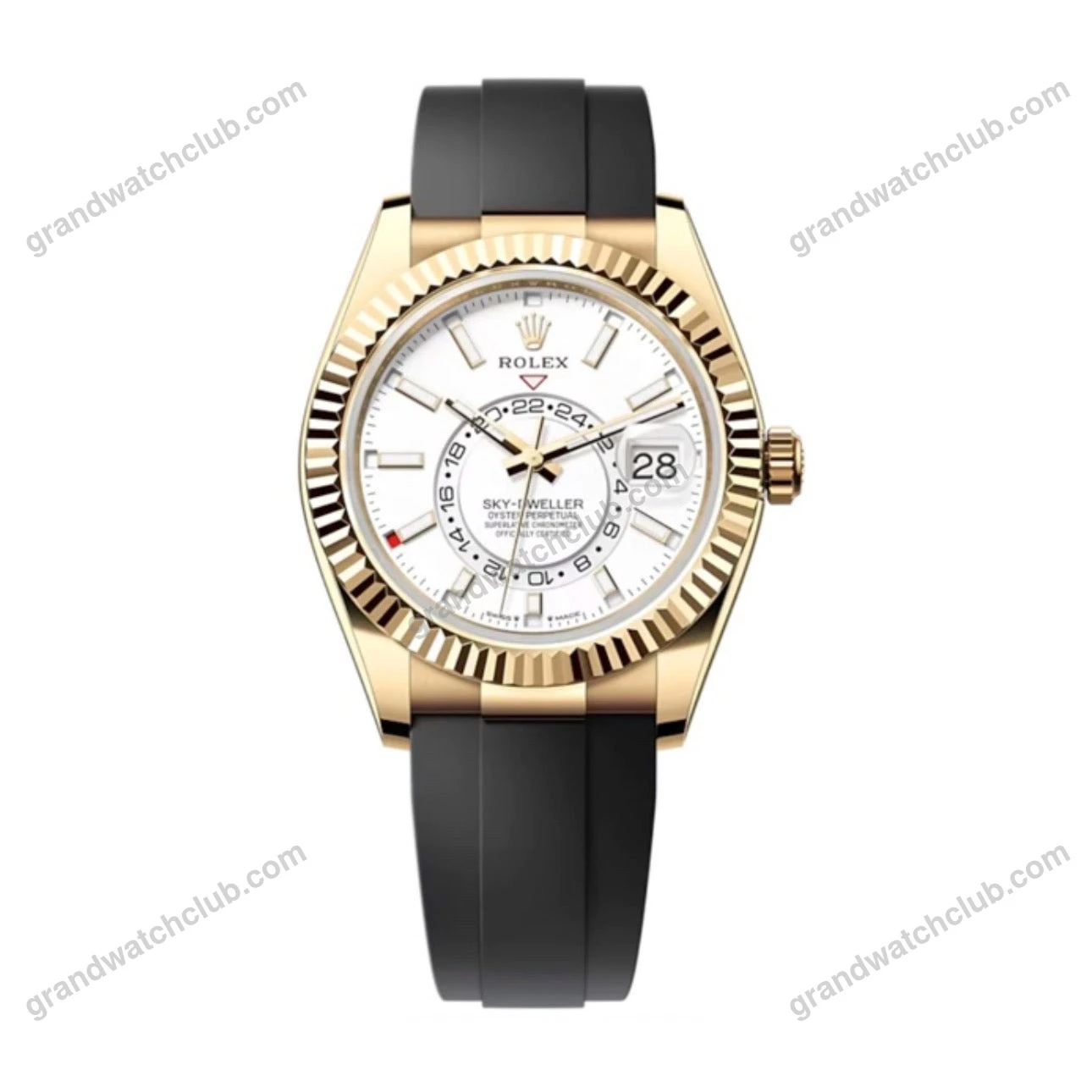 Super Clone Rolex Sky-Dweller Intense white Dial 336238