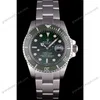 Super Clone Rolex Submariner Green Dial Mechanism-SRL51 — dial close-up