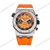 Super Clone Audemars Piguet Royal Oak Offshore Diver Chronograph in Orange 26703ST 42mm