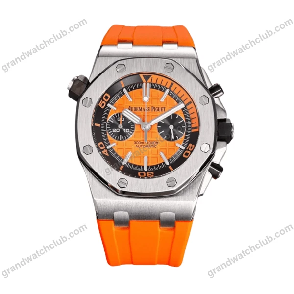 Super Clone Audemars Piguet Royal Oak Offshore Diver Chronograph in Orange 26703ST 42mm