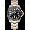 Super Clone Rolex GMT-Master II Black Dial 80295 — dial close-up
