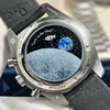 Super Clone Omega Speedmaster Apollo 13 Silver Snoopy 311.32.42.30.04.003 42mm — movement / caseback view