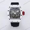 Super Clone Richard Mille RM 35-01 Richard Mille Rafa Cacbon NTPT Black Strap 42mm — dial close-up